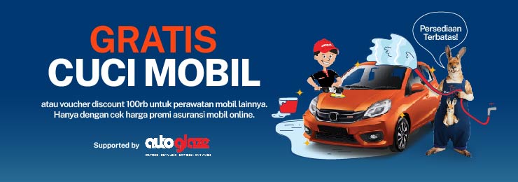 Cek penawaran asuransi mobil bisa dapatkan voucher gratis Autoglaze senilai Rp100.000 hanya di roojai.co.id